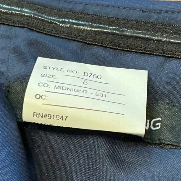 Alfred Sung Navy Midnight Blue Off The Shoulder Satin Gown Size 8 Evening Formal - Picture 5 of 15